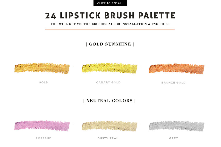 Vector Brush - Trend colors in Photoshop Brushes - product preview 8