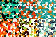 Triangles grunge backgrounds