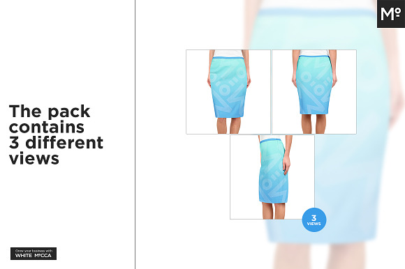 Pencil Skirt Mock-up in Product Mockups - product preview 1