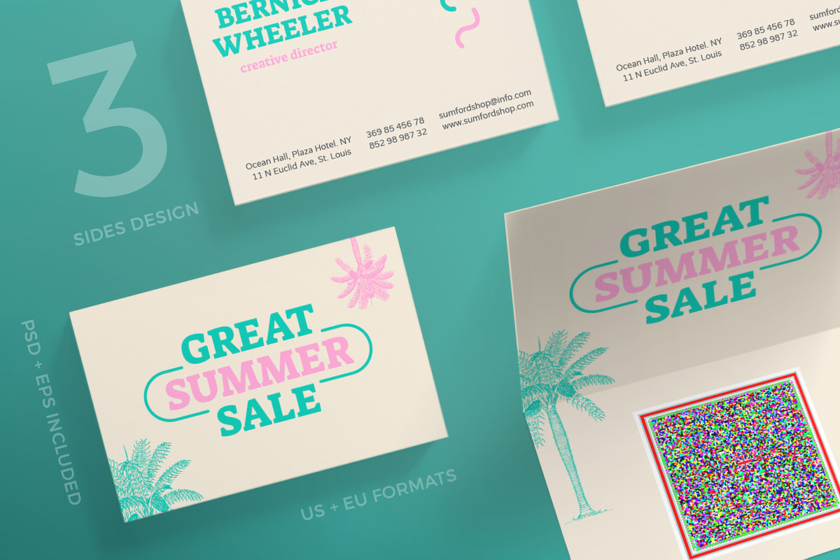 Business Cards | Great Summer Sale in Business Card Templates - product preview 8