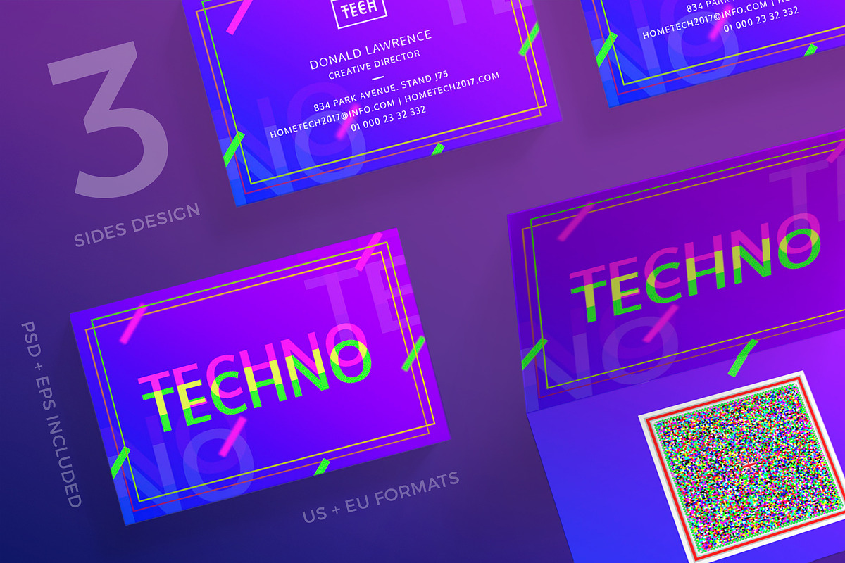 Business Cards | Home Tech in Business Card Templates - product preview 8