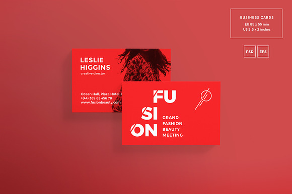 Business Cards | Fusion in Business Card Templates - product preview 2