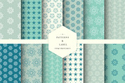 Seamless patterns and label