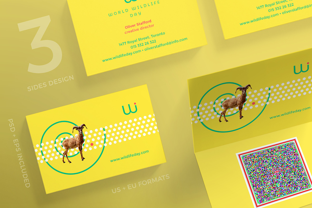Business Cards | World Wildlife Day in Business Card Templates - product preview 8