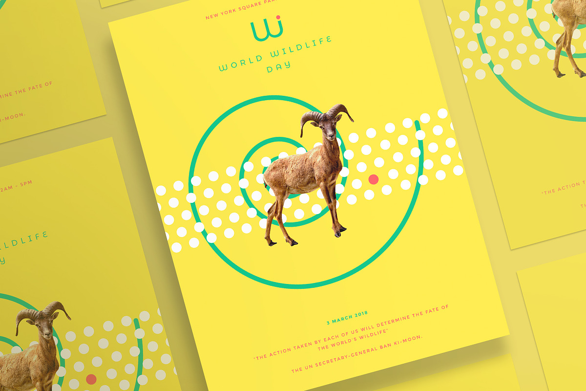 Posters | World Wildlife Day in Flyer Templates - product preview 8