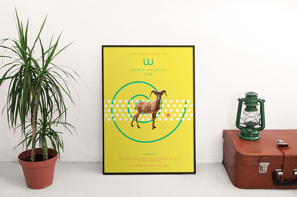 Posters | World Wildlife Day in Flyer Templates - product preview 1