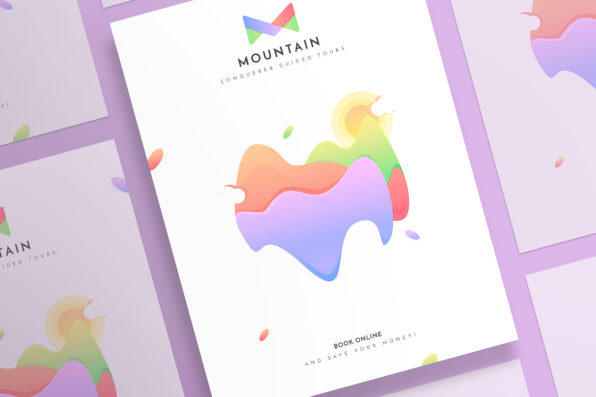Posters | Mountain Tours in Flyer Templates - product preview 8