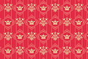 Royal red background vector