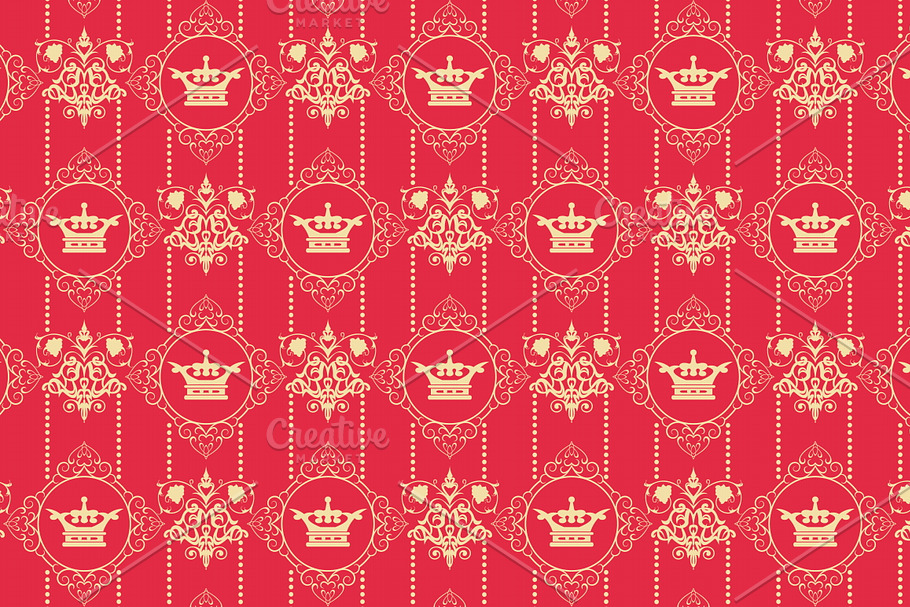 Royal red background vector in Patterns - product preview 8