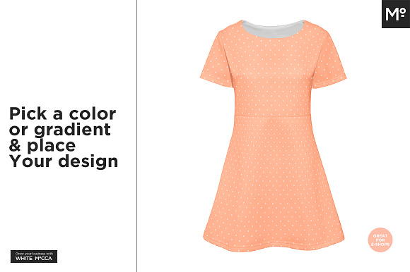 3 Types Women Dresses Mock-up in Product Mockups - product preview 5