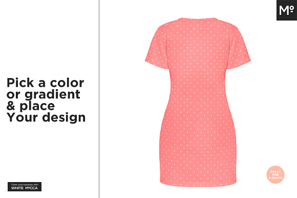 3 Types Women Dresses Mock-up in Product Mockups - product preview 8