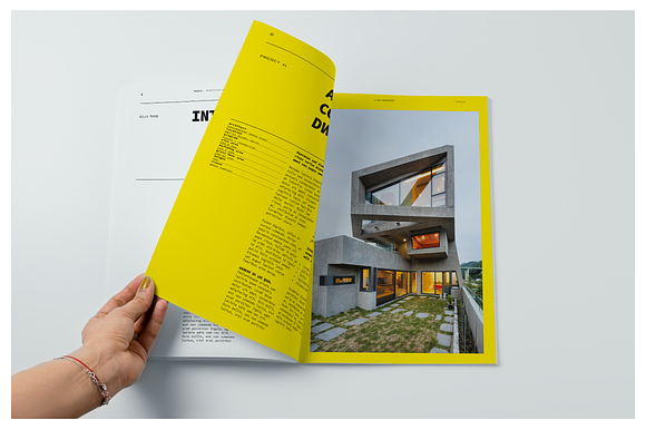 A4 Magazine Mockup in Print Mockups - product preview 1