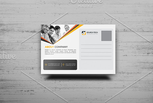 Post Card Design in Postcard Templates - product preview 4