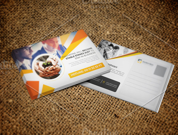 Post Card Design in Postcard Templates - product preview 5