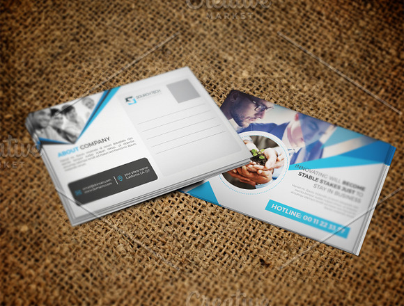 Post Card Design in Postcard Templates - product preview 6