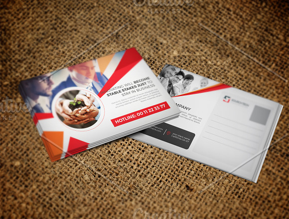 Post Card Design in Postcard Templates - product preview 7