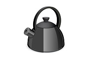 An isolated black tea kettler 