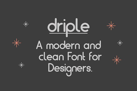 Driple - a clean modern font. in Twitter Fonts - product preview 1