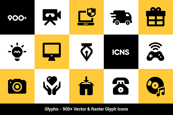 Glypho - 900+ Vector Glyph Icons in Science Icons - product preview 4
