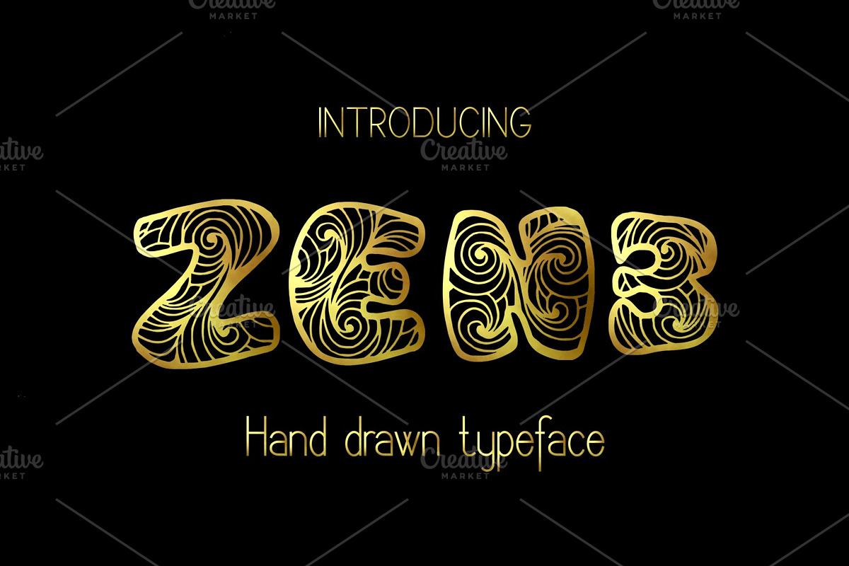 Zen3 Font in Display Fonts - product preview 8