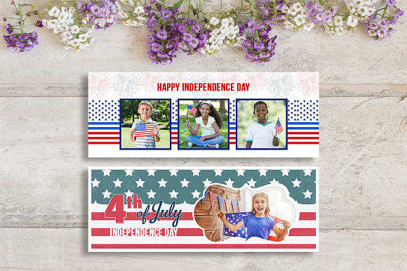 Independence Day Facebook Cover in Facebook Templates - product preview 1