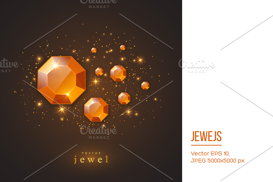 Holiday background with jewels. in Objects - product preview 8