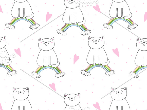 Cute cats collection! in Patterns - product preview 4