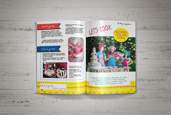 Cake Kid Magz in Magazine Templates - product preview 3