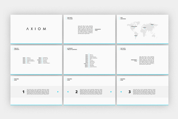 Axiom - Simple Presentation in PowerPoint Templates - product preview 2