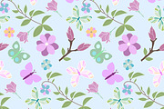 Seamless pattern spring