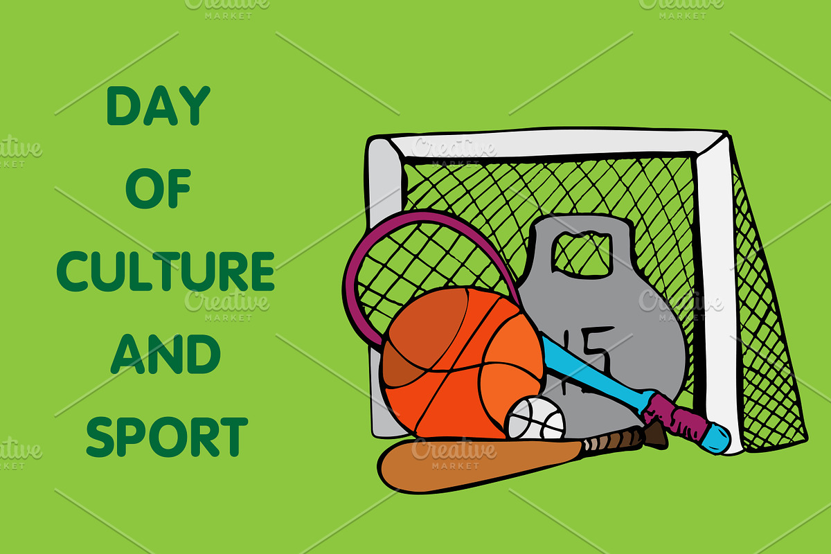 Sport equipment in Illustrations - product preview 8