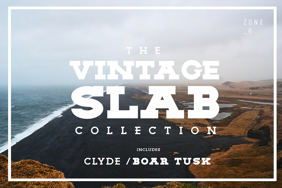 The Vintage Slab Font Collection in Slab Serif Fonts - product preview 8