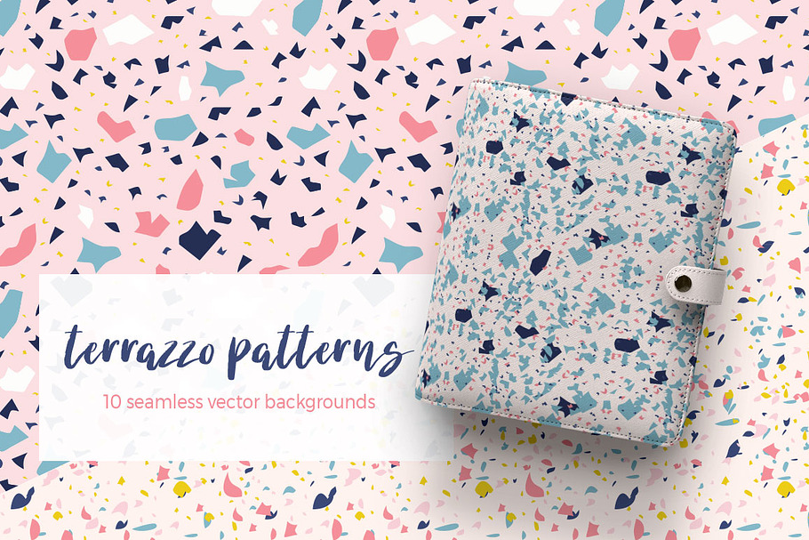 Terrazzo Seamless Patterns in Patterns - product preview 8