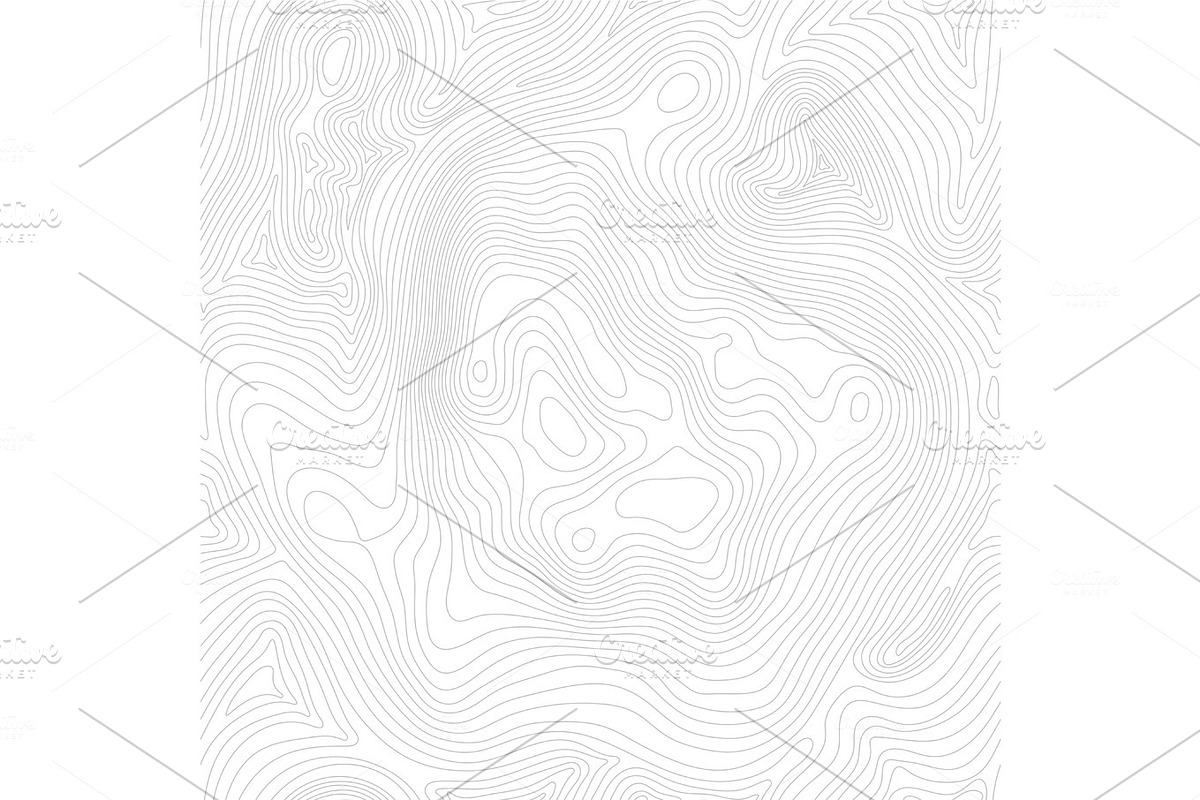 Topographic map background concept with space for your copy. Topography lines art contour , mountain hiking trail , Shape design. Computer generated  . in Illustrations - product preview 8