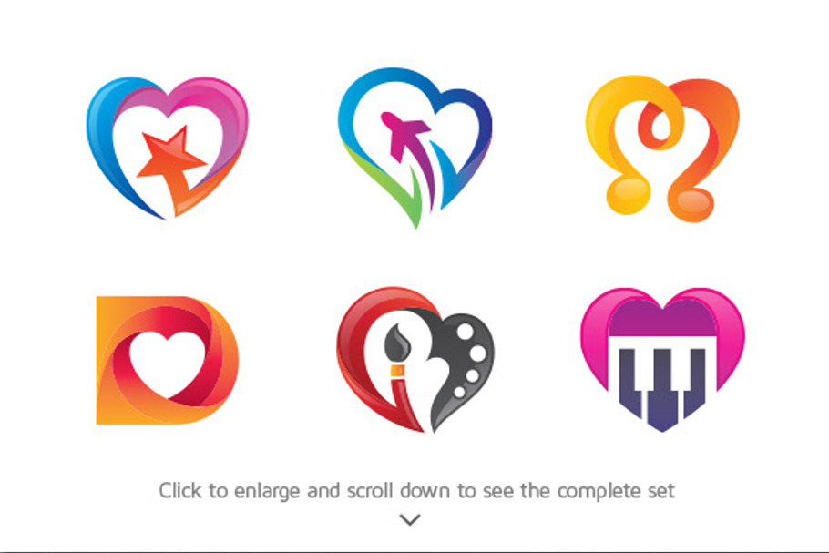 6 Dating Logos