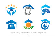 6 Education Logos