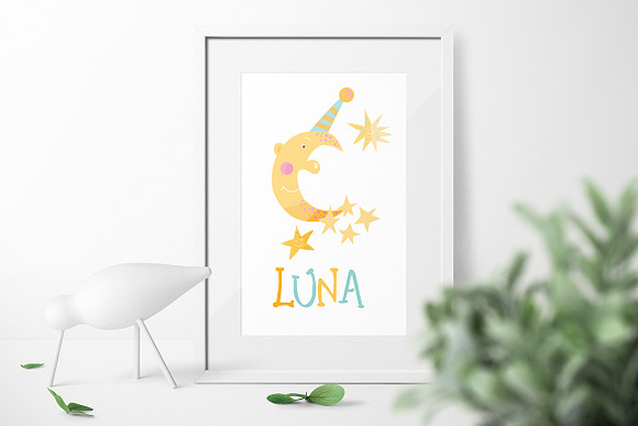 Sun, Stars and Moon in Illustrations - product preview 3