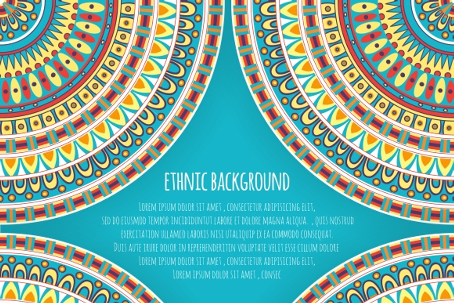 Ethnic Background Design in Illustrations - product preview 8