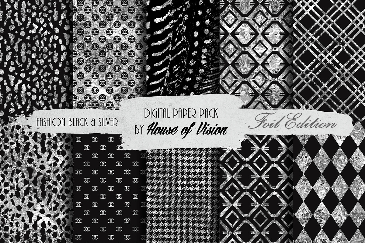 Fashion Blk and Silver Pack in Patterns - product preview 8
