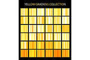 36 yellow color gradients