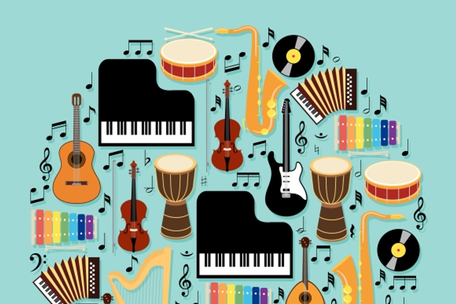 Musical Instruments Design in Icons - product preview 8