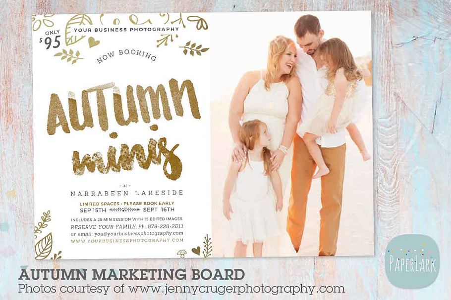 IW024 Autumn Marketing Board in Flyer Templates - product preview 8