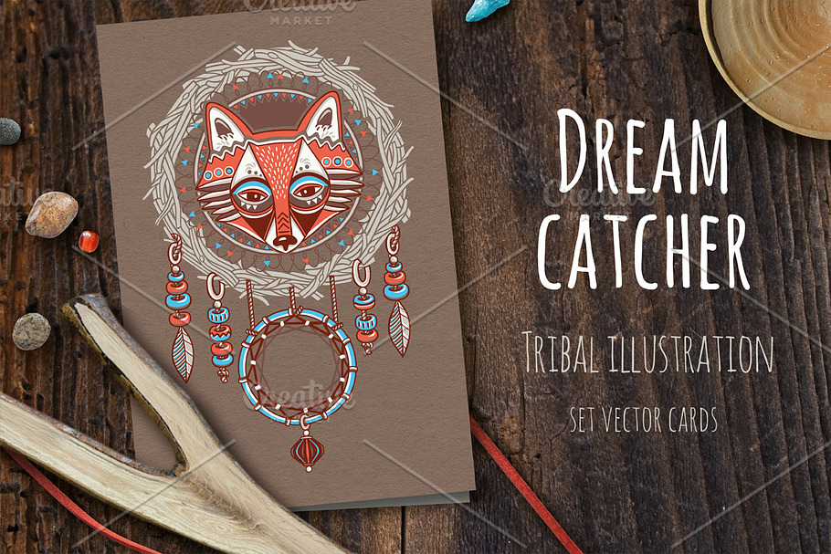 Dream catchers set in Illustrations - product preview 8
