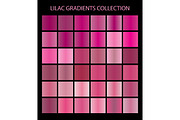 36 lilac color gradients