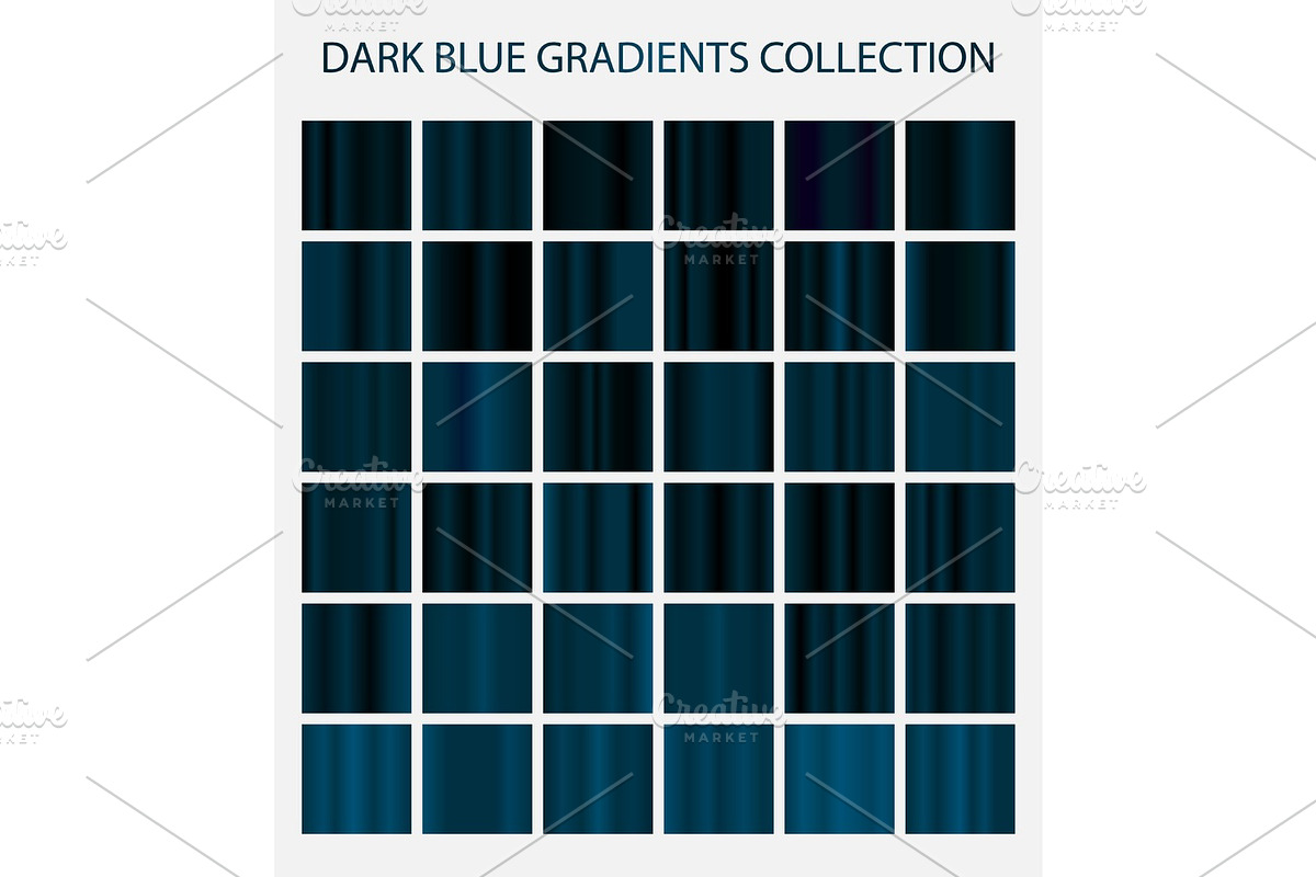 36 dark blue color gradients in Photoshop Gradients - product preview 8