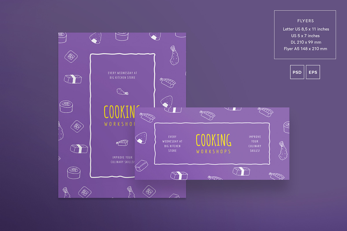 Flyers | Cooking Workshop in Flyer Templates - product preview 8