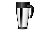 Shiny Metal travel thermo cup