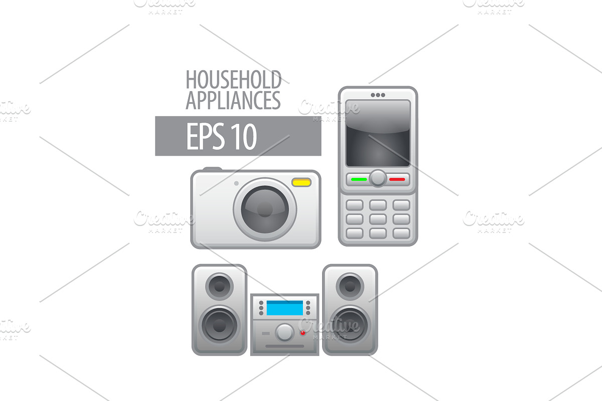 Household appliances in Objects - product preview 8