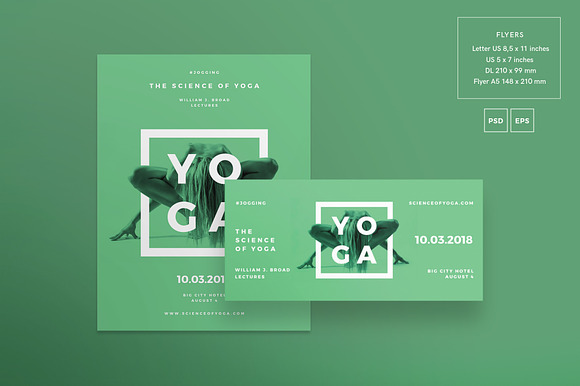 Flyers | Science of Yoga in Flyer Templates - product preview 1