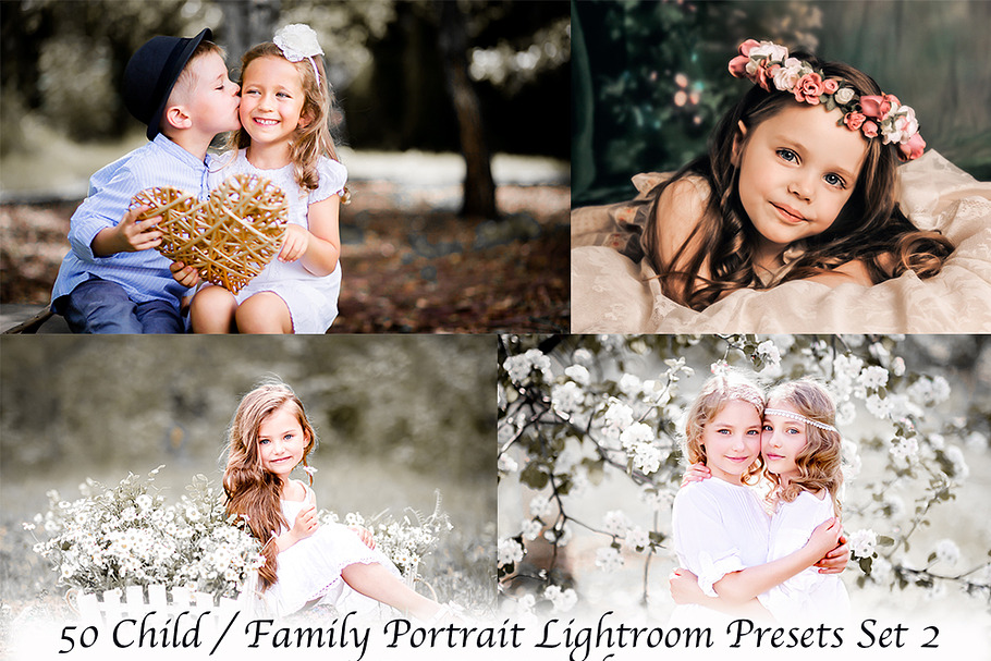 50 Child / Family Lightroom Presets